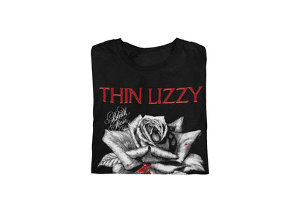 Thin Lizzy Thin Lizzy - Black Rose Jumbo Print T-Shirt