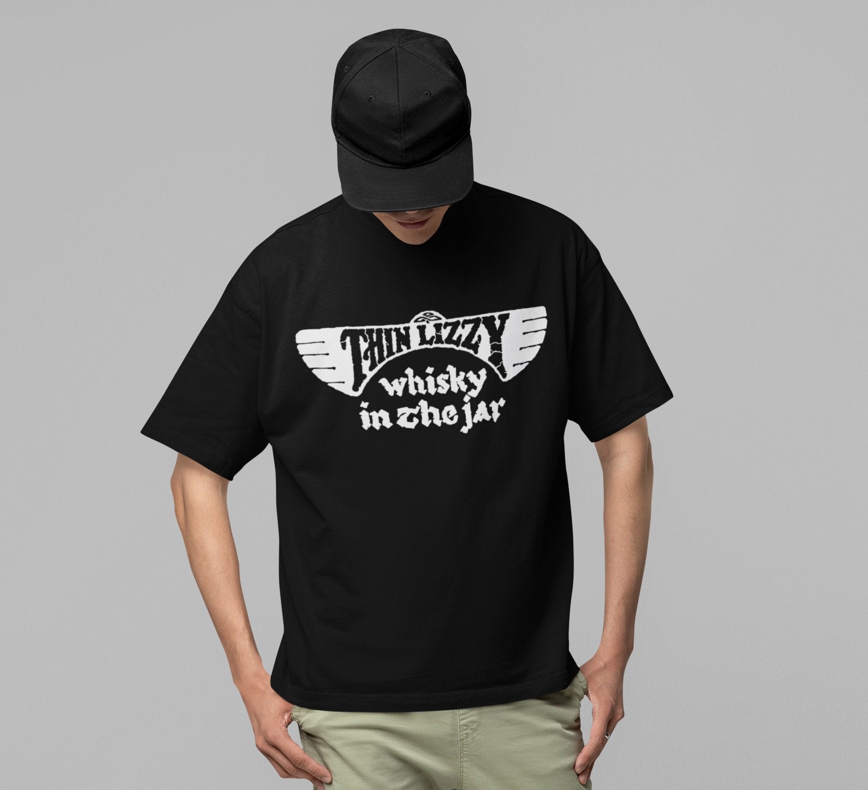 Thin Lizzy Thin Lizzy - Whiskey Jumbo Print T-Shirt