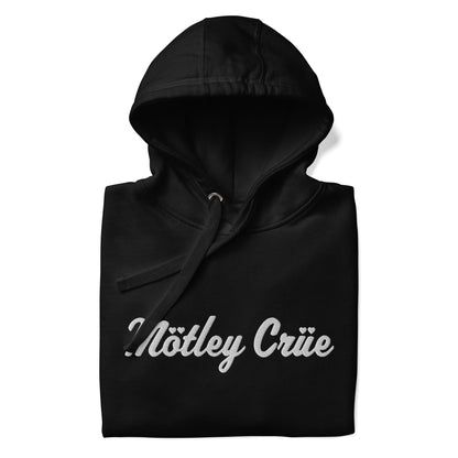 Motley Crue Motley Crue - Cursive HD Embroidered Hoodie