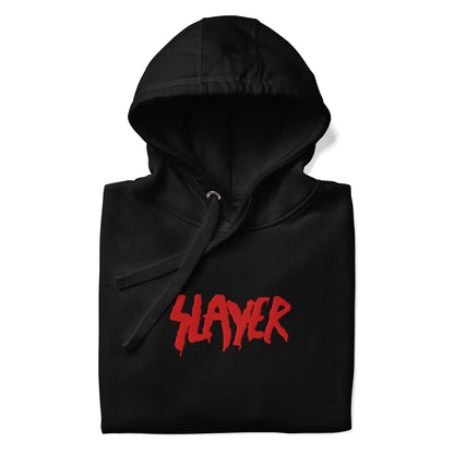 Slayer Slayer - Red Drip HD Embroidered Hoodie