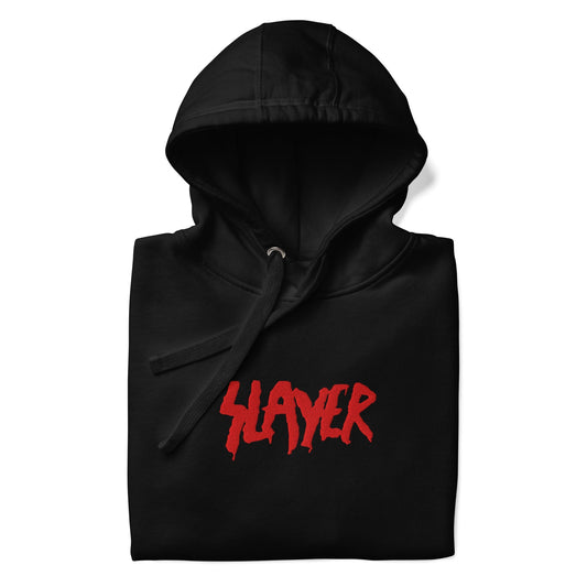 Slayer Slayer - Red Drip HD Embroidered Hoodie