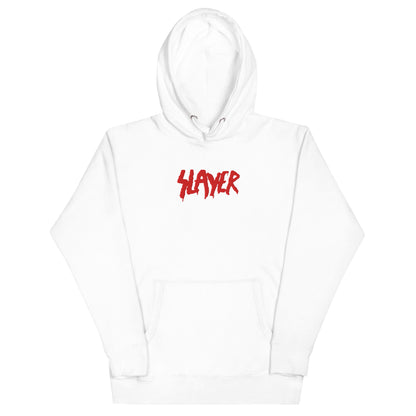Slayer Slayer - Red Drip HD Embroidered Logo Hoodie