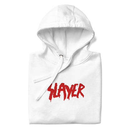 Slayer Slayer - Red Drip HD Embroidered Logo Hoodie