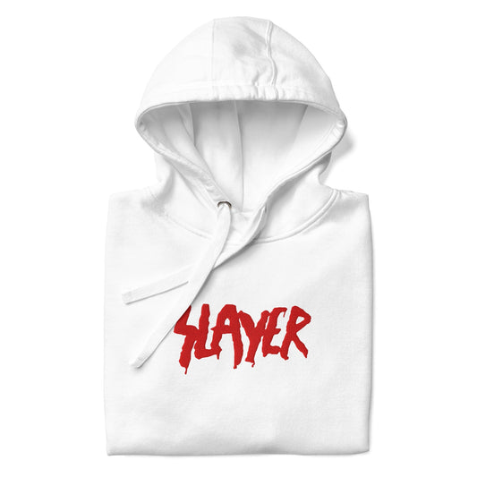 Slayer Slayer - Red Drip HD Embroidered Logo Hoodie