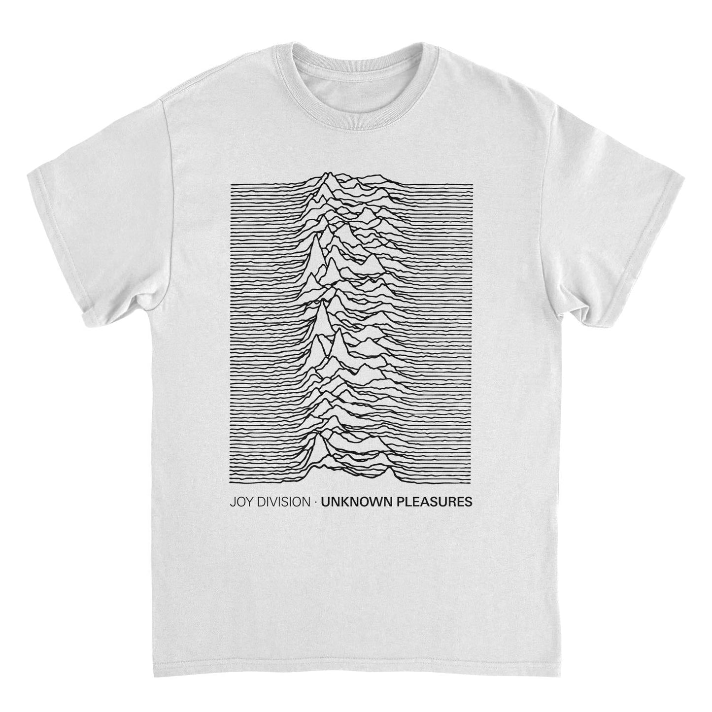 Joy Division Unknown Pleasures Text T-Shirt