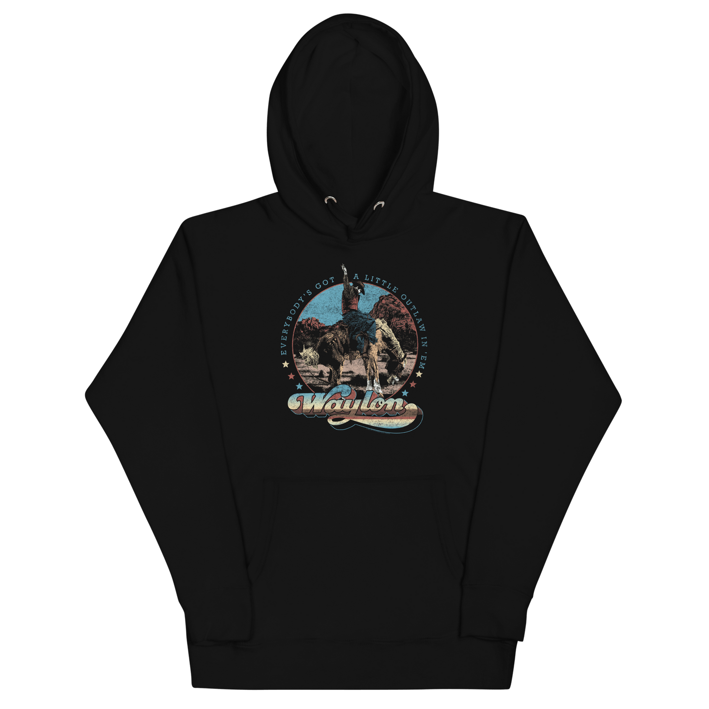 Waylon Jennings Waylon Jennings - A Little Outlaw in Em Hoodie