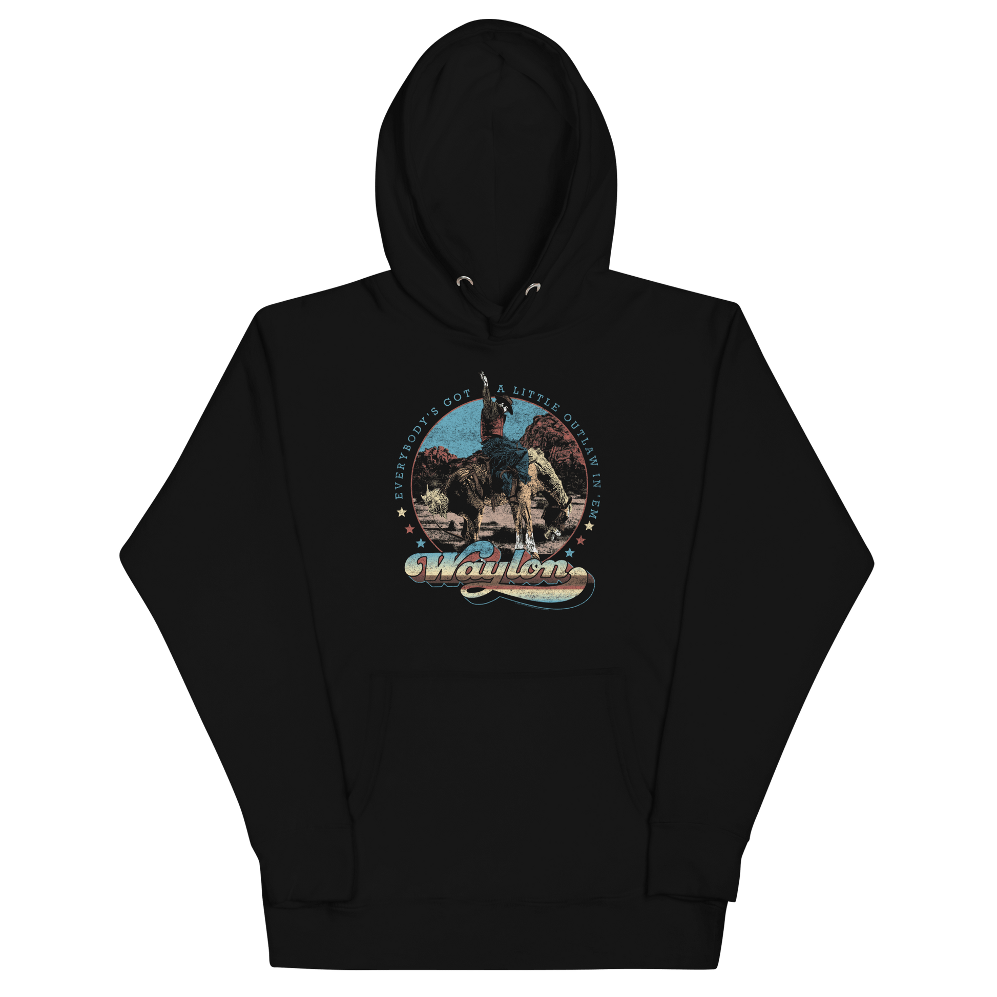 Waylon Jennings Waylon Jennings - A Little Outlaw in Em Hoodie