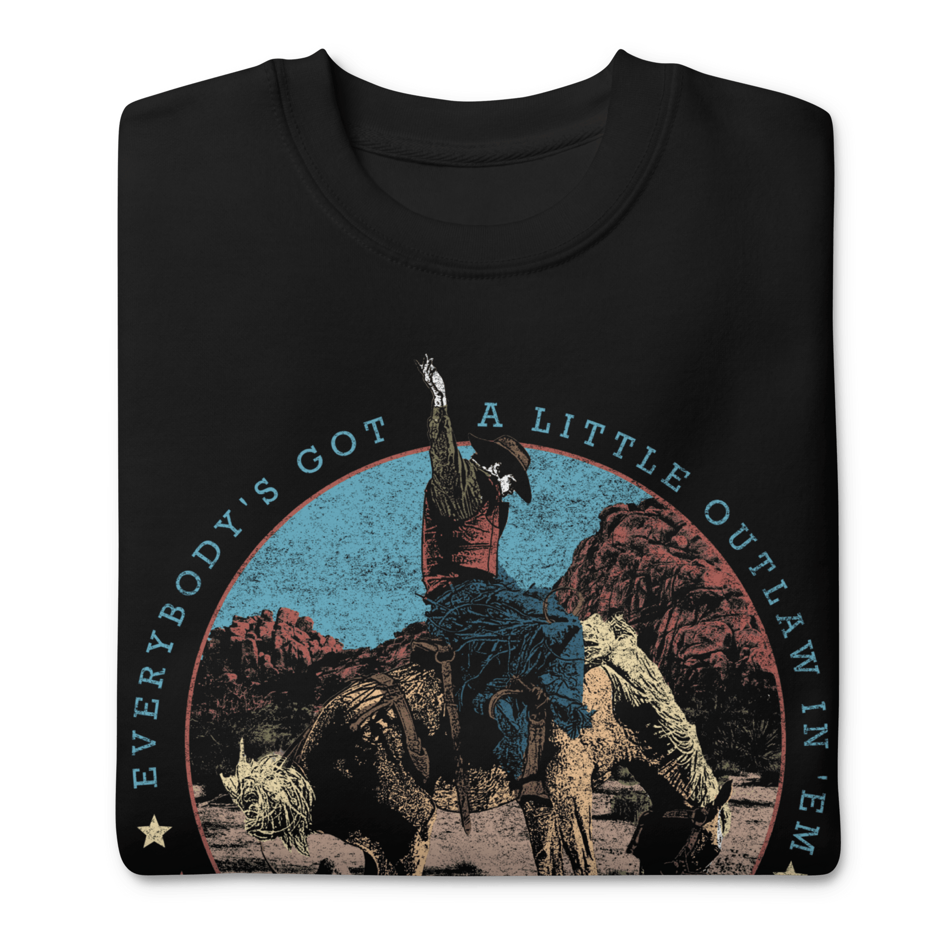 Waylon Jennings Waylon Jennings - A Little Outlaw in Em Sweatshirt