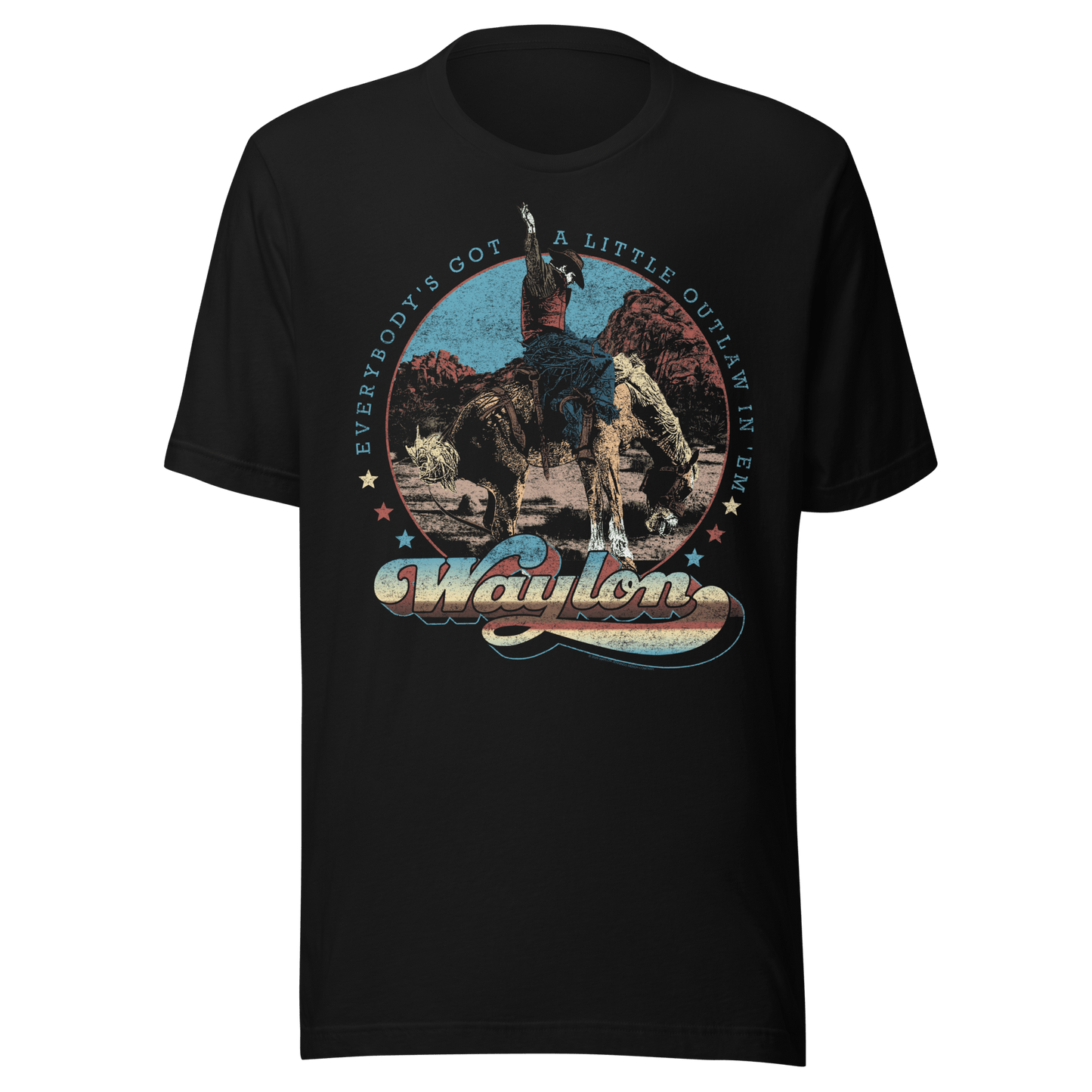 Waylon Jennings Waylon Jennings - A Little Outlaw in Em T-Shirt