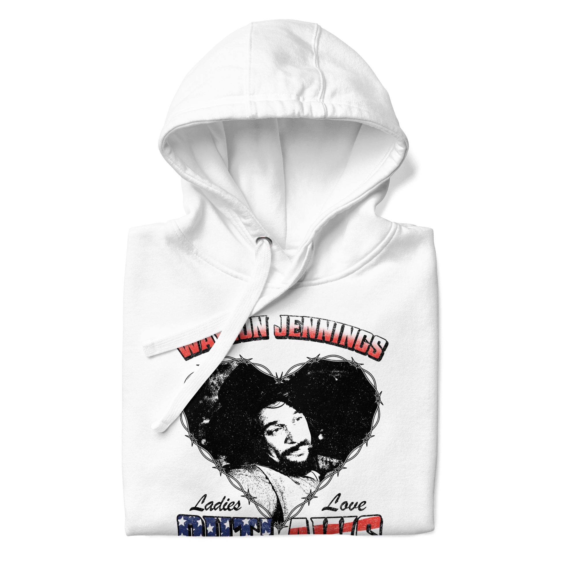 Waylon Jennings Waylon Jennings - Ladies Love Outlaws Hoodie