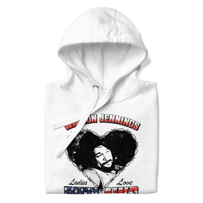 Waylon Jennings Waylon Jennings - Ladies Love Outlaws Hoodie