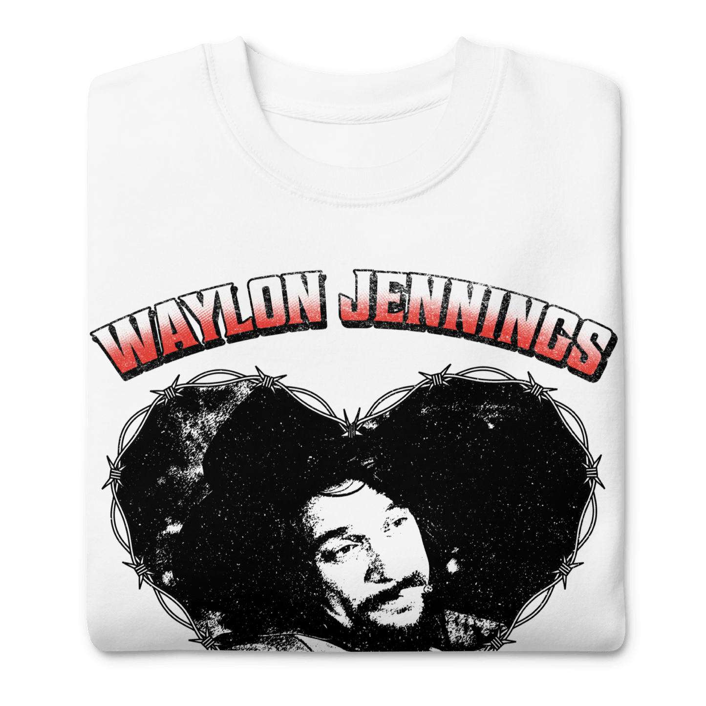 Waylon Jennings Waylon Jennings - Ladies Love Outlaws Sweatshirt