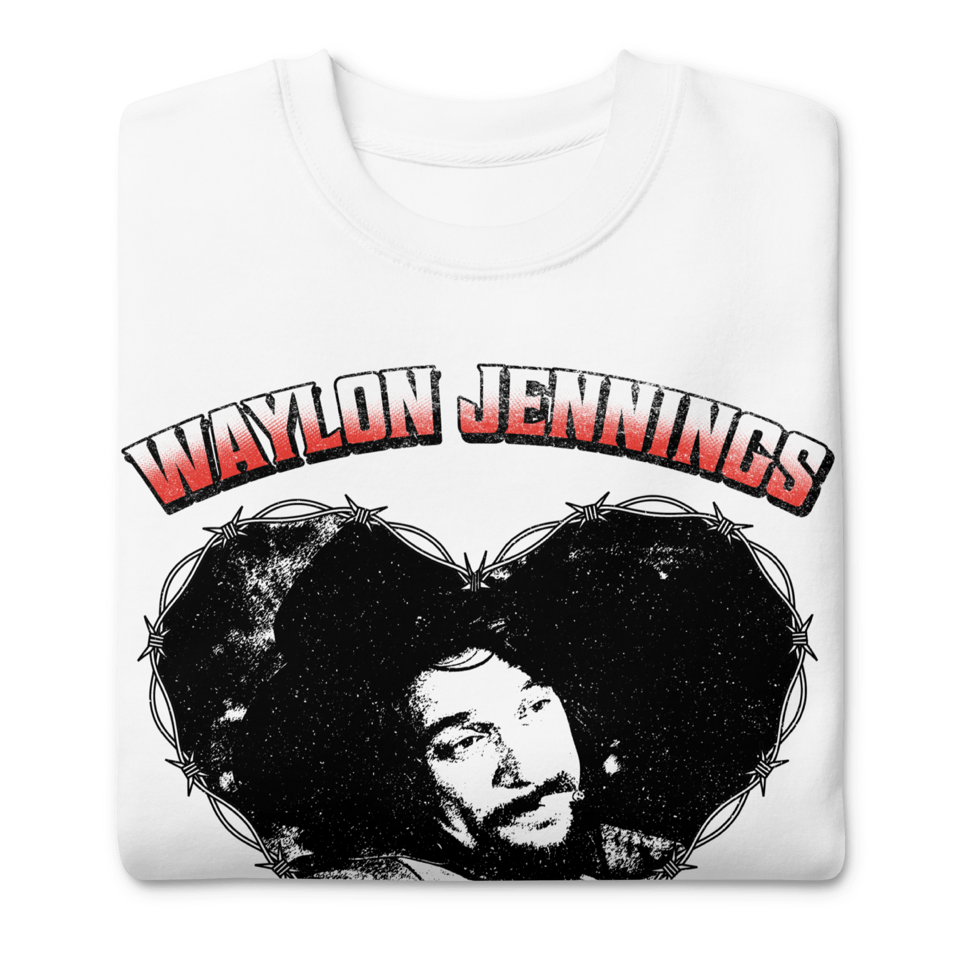 Waylon Jennings Waylon Jennings - Ladies Love Outlaws Sweatshirt