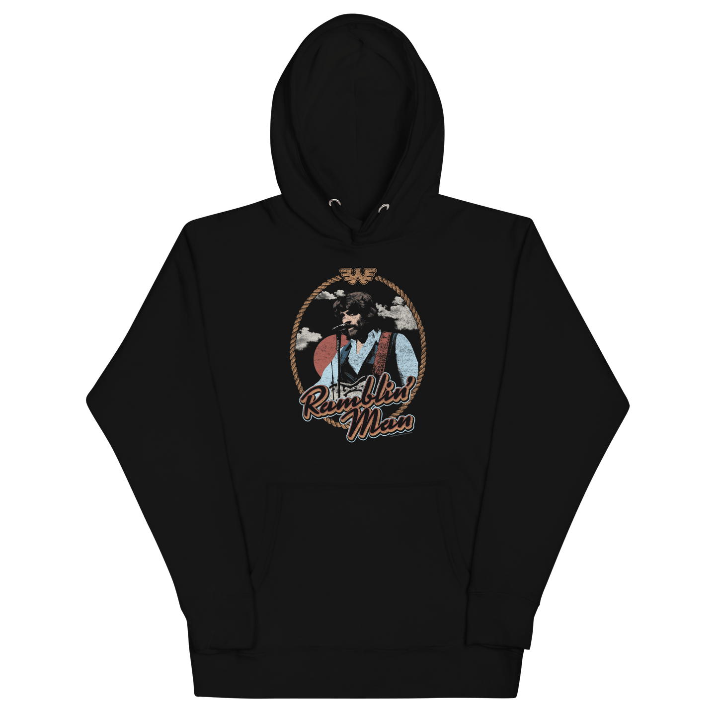 Waylon Jennings Waylon Jennings - Ramblin Man Hoodie