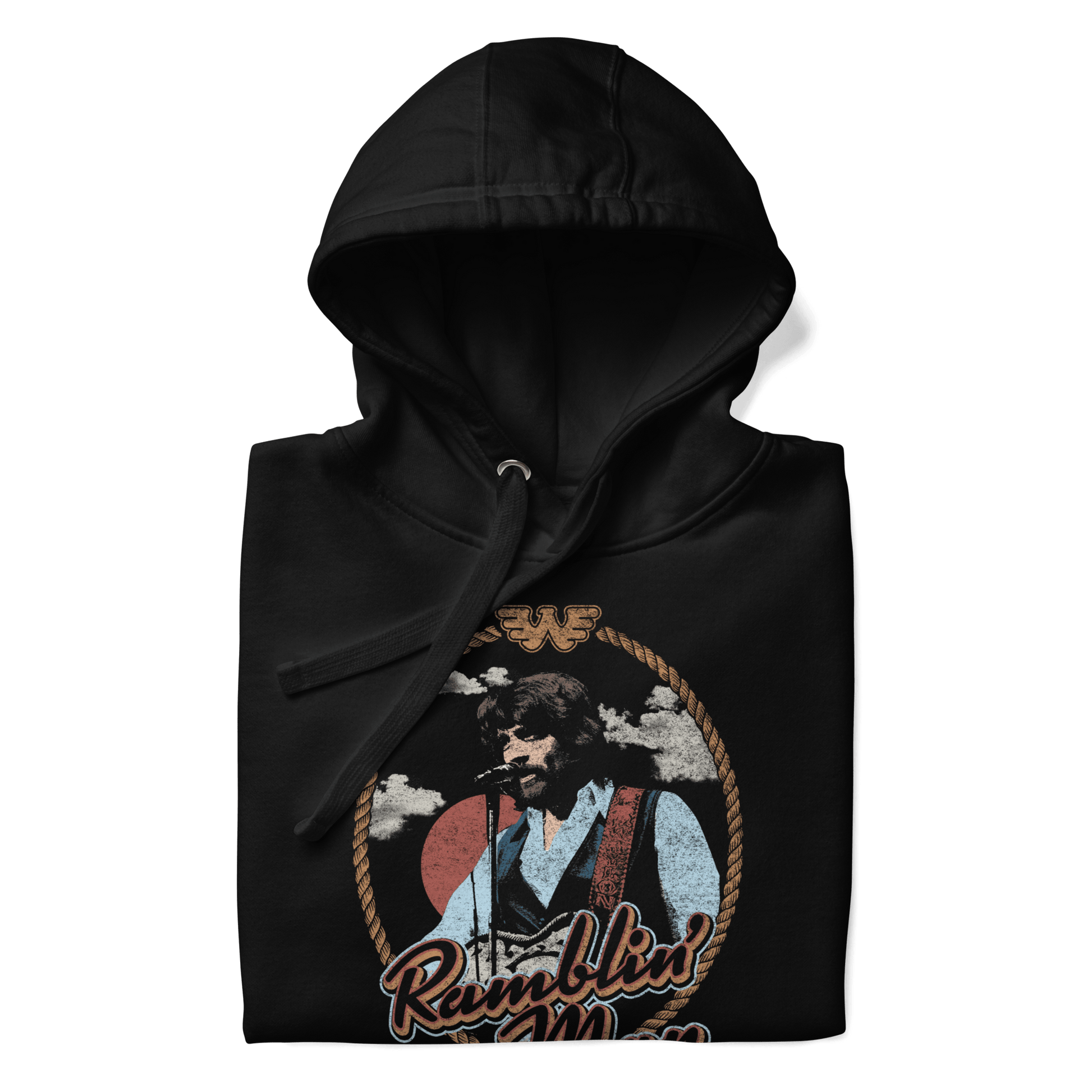 Waylon Jennings Waylon Jennings - Ramblin Man Hoodie
