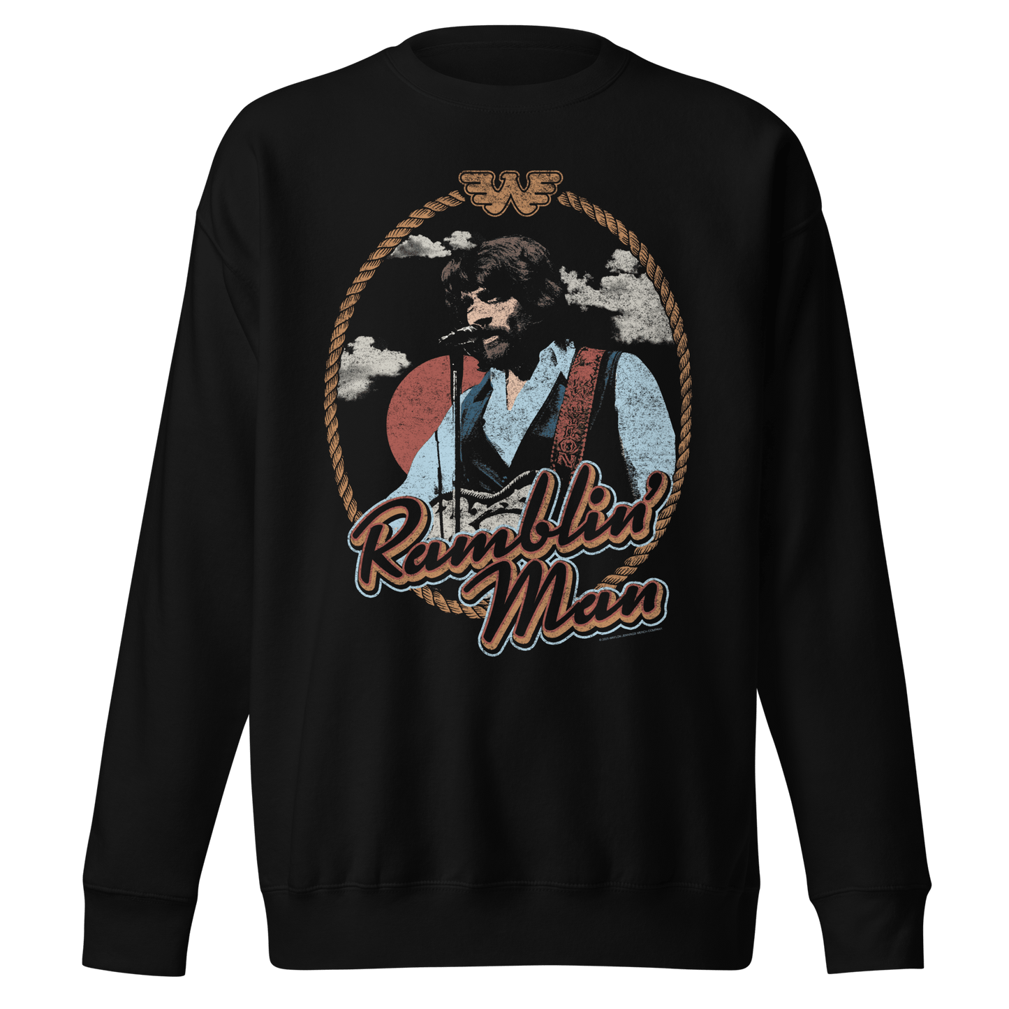 Waylon Jennings Waylon Jennings - Ramblin Man Sweatshirt