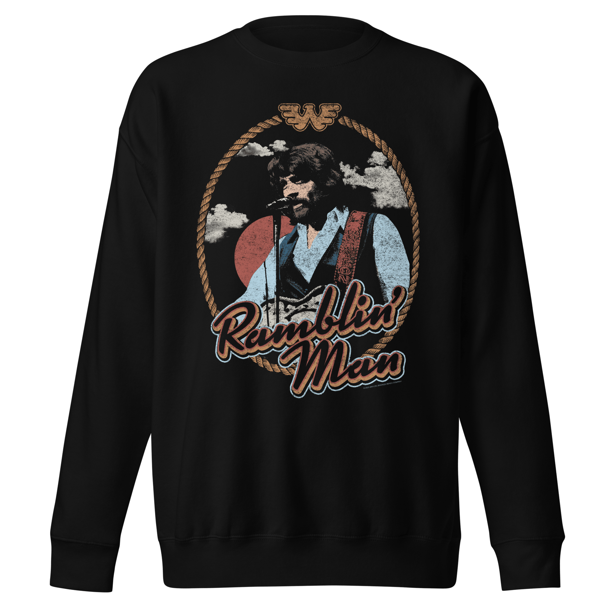 Waylon Jennings Waylon Jennings - Ramblin Man Sweatshirt
