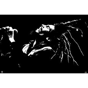 Bob Marley B&W Domestic Poster
