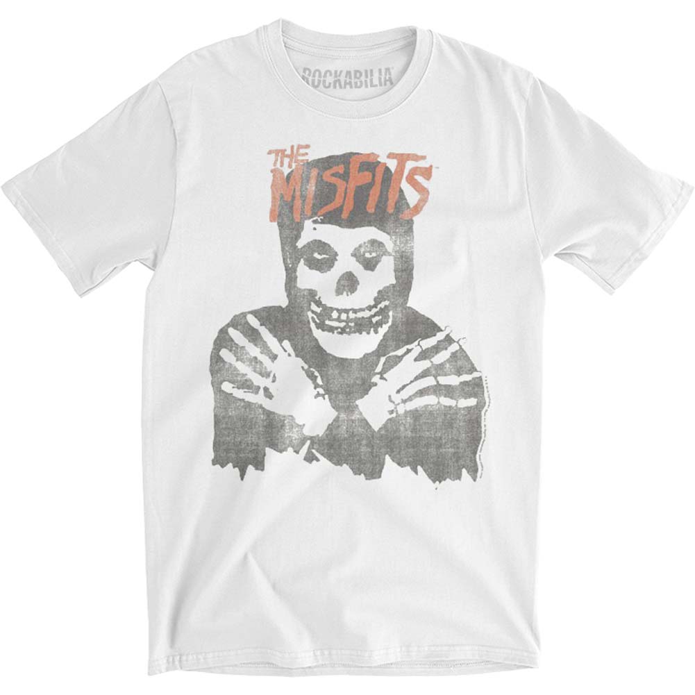 Misfits Distressed Classic Skull Slim Fit T-shirt