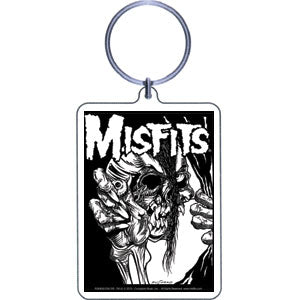 Misfits Pushead Plastic Key Chain