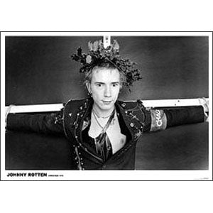 Sex Pistols Johnny Rotten 1976 Import Poster