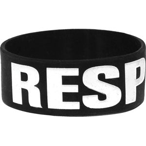 Respect Rubber Bracelet