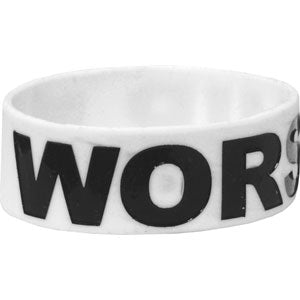 Worship Rubber Bracelet