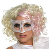 Curly Blonde/Pink Wig Costume Accessory