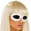 Lady Gaga White Glasses Costume Accessory