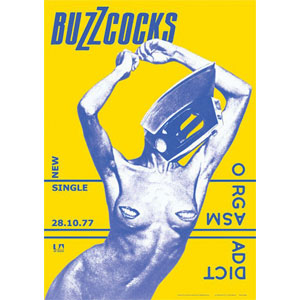 Buzzcocks Orgasmaddict Domestic Poster