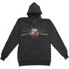 Samurai Zippered Hooded Sweatshirt