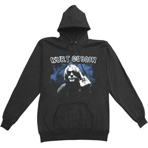 Nirvana Kurt Cobain Flip Off Hooded Sweatshirt