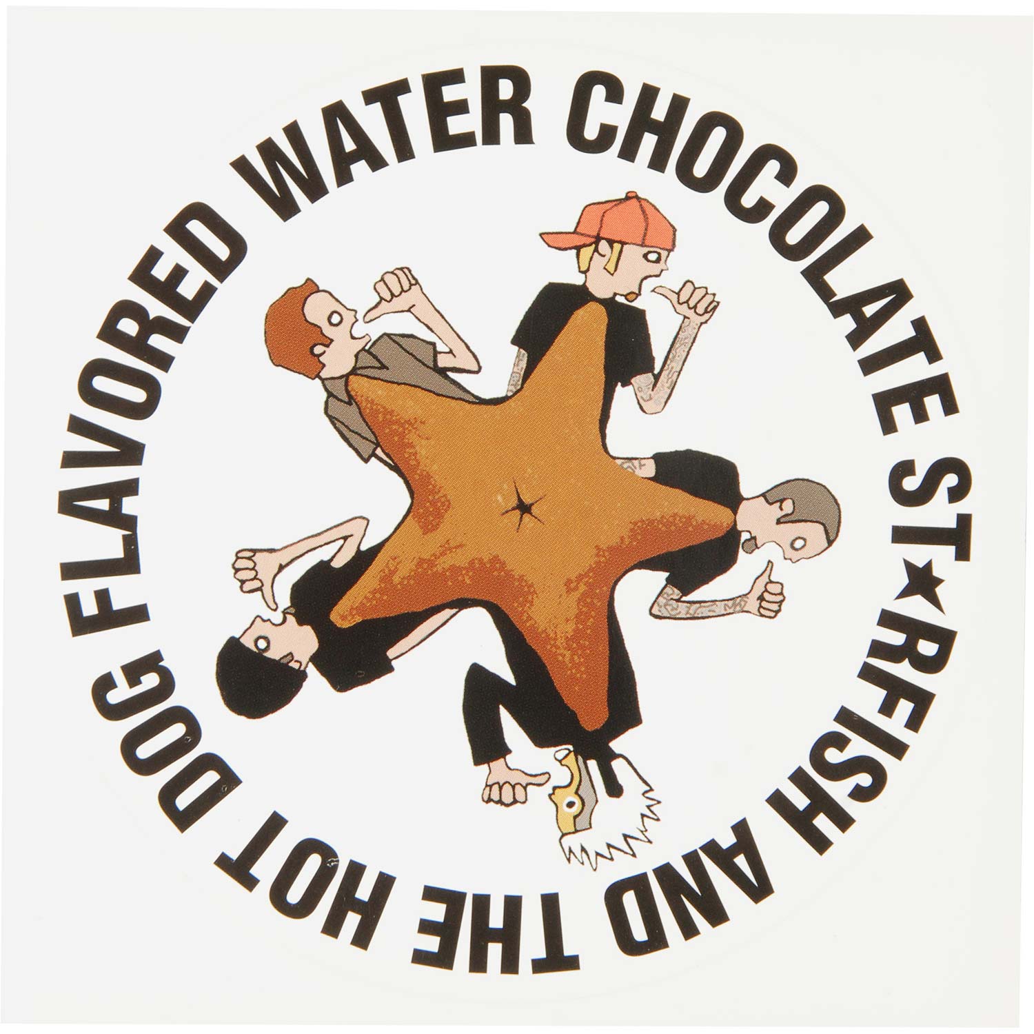 Limp Bizkit Chocolate Starfish Sticker | Limp Bizkit Merch Store