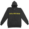 Spray Paint Zippered Hooded Sweatshirt