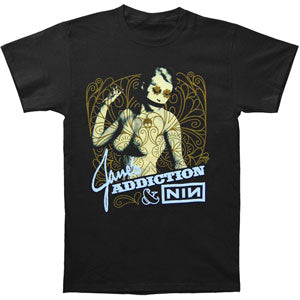 Janes Addiction Lady Ninja 09 Tour Slim Fit T-shirt