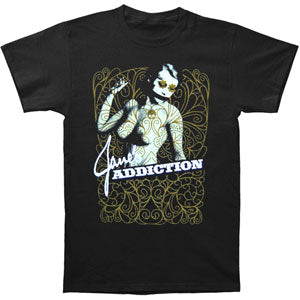 Janes Addiction Lady Ninja 09 Tour Slim Fit T-shirt