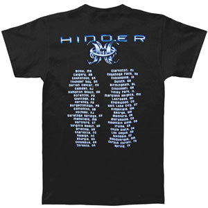 Hinder Black Flames Photo Tour T-shirt