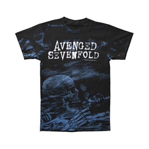 Skeleton Mist Allover Mens Reg T T-shirt