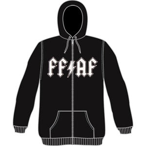Logo Zippered Hooded Sweatshirt