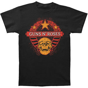 Guns N Roses Wheat Skull 2009/2010 Tour T-shirt