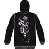 Animal Guitar Zippered Hooded Sweatshirt