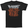 Blackest Of The Black 2010 Tour T-shirt