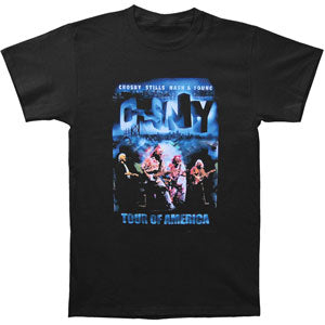 Crosby Stills Nash Young Tour Of America 02 T-shirt