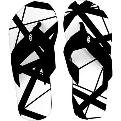 White EVH Flip Flops Flip Flops