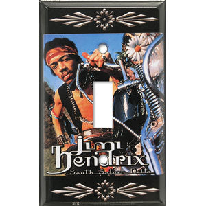 Jimi Hendrix South Saturn Delta Light Switch Cover