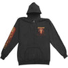 Red Dragon Zippered Hooded Sweatshirt