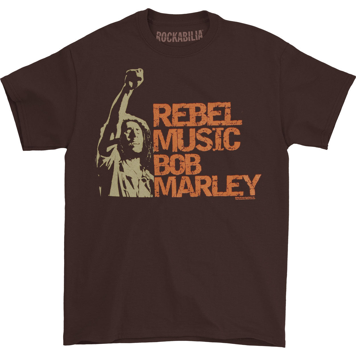 Bob Marley Rebel Music T-shirt