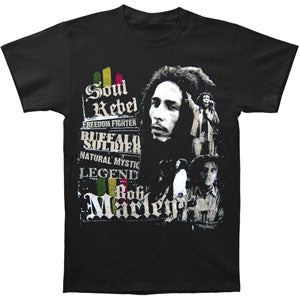 Bob Marley Music Compilation T-shirt