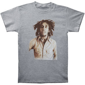 Bob Marley Sepia Slim Fit T-shirt