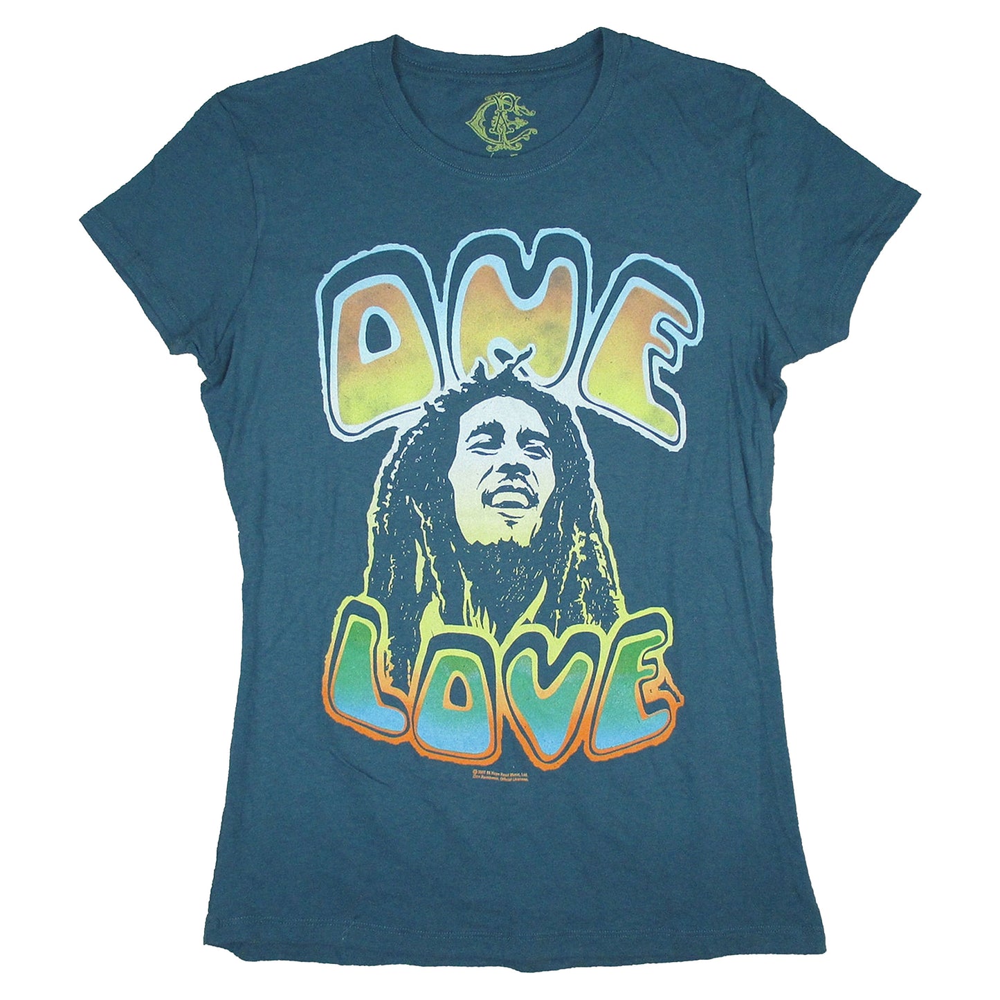 Bob Marley One Love Tissue Junior Top